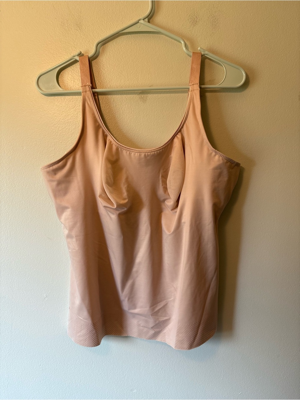 Ruby Ribbon Tan Nude Smooth Tank Shapewear Cami, Size 44 Women’s, Style 1814